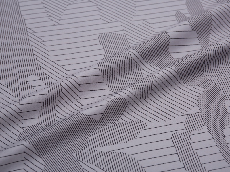 All-polyester plain printed lining tela