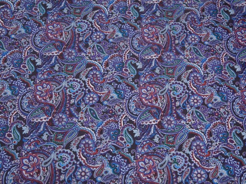 All-polyester twill print na lining tela