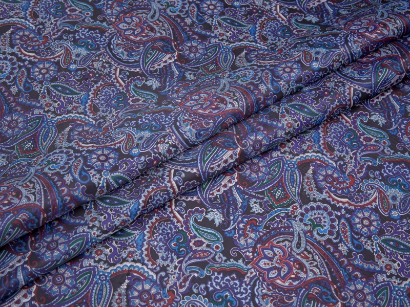 All-polyester twill print na lining tela