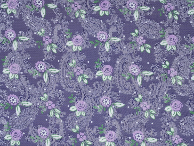 Polyester-viscose jacquard naka-print na lining na tela Polyester-viscose jacquard naka-print na lining na tela