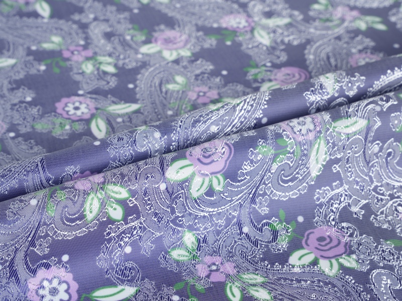 Polyester-viscose jacquard naka-print na lining na tela Polyester-viscose jacquard naka-print na lining na tela