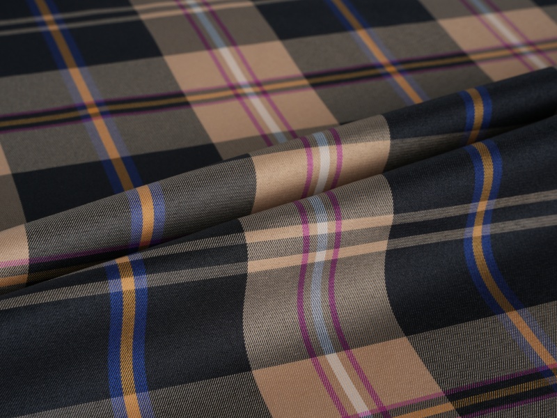 Polyester yarn-dyed sleeve lining tela Polyester yarn-dyed sleeve lining tela