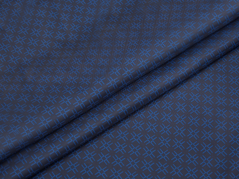 All-polyester twill print na lining tela